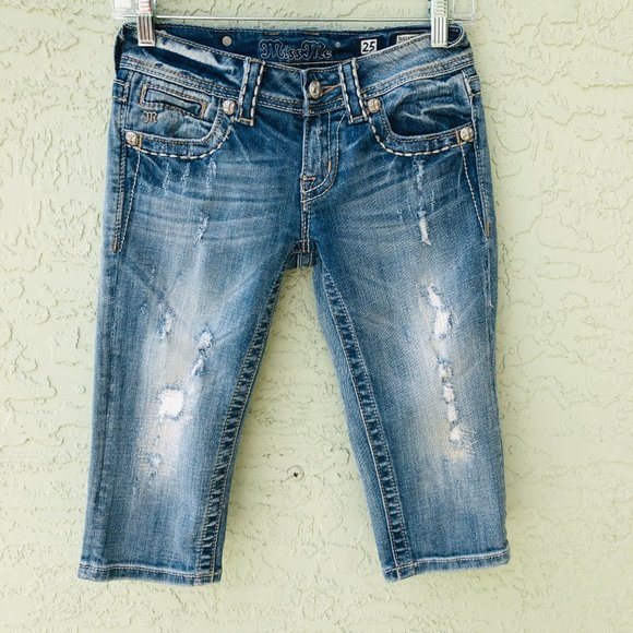 Miss Me Jeans size 25 distressed - Picture 11 of 15